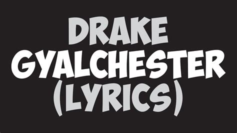 hermes link drake lyrics|Drake – Gyalchester Lyrics .